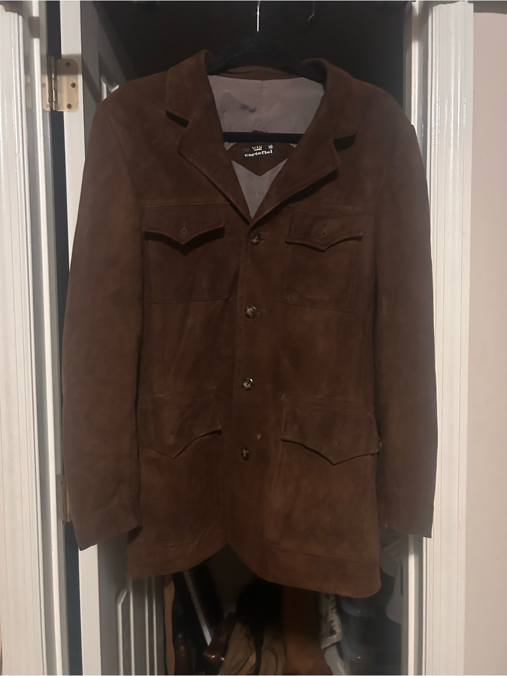 Cortefiel brown suede jacket Size M (48 Eu)